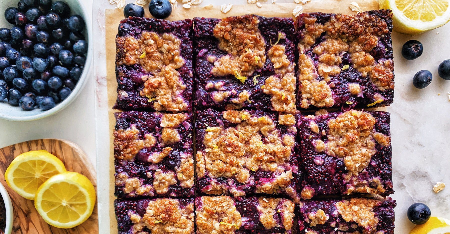 Blueberry Lemon Collagen Bars | Great Lakes Wellness