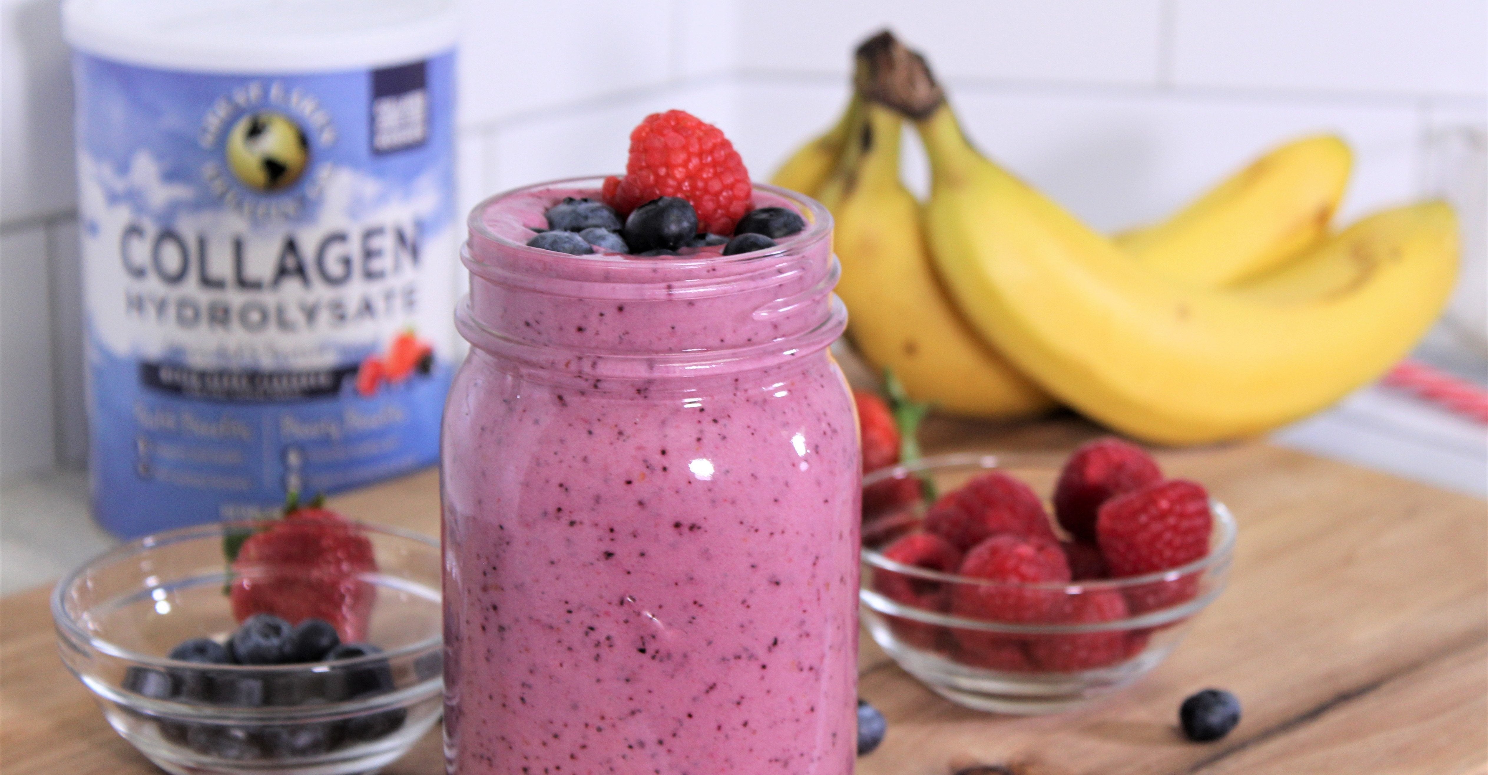Mixed Berry Collagen Smoothie | Great Lakes Wellness