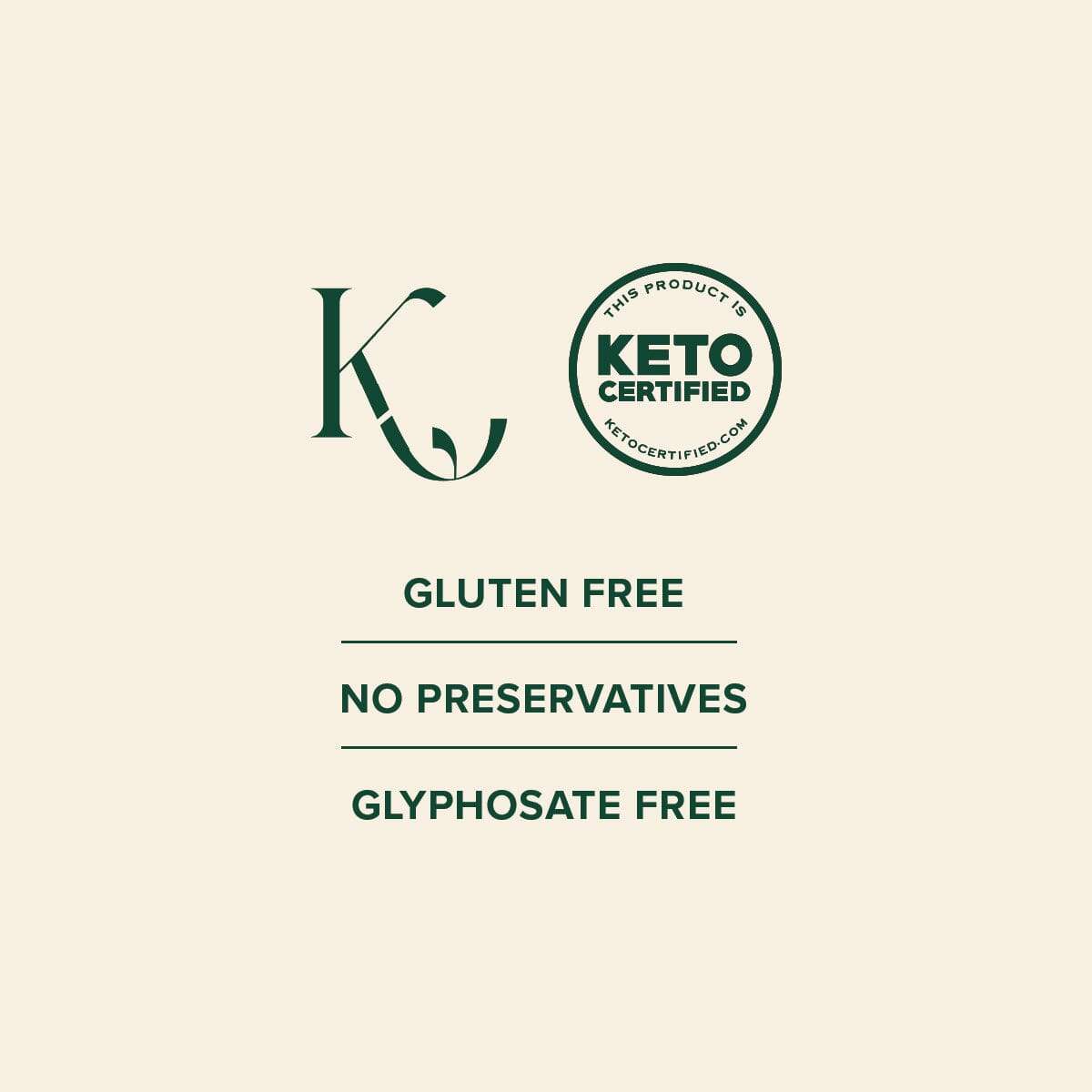 Keto Boost Advanced Collagen Peptides packaging, keto certified, gluten-free, no preservatives, glyphosate-free.