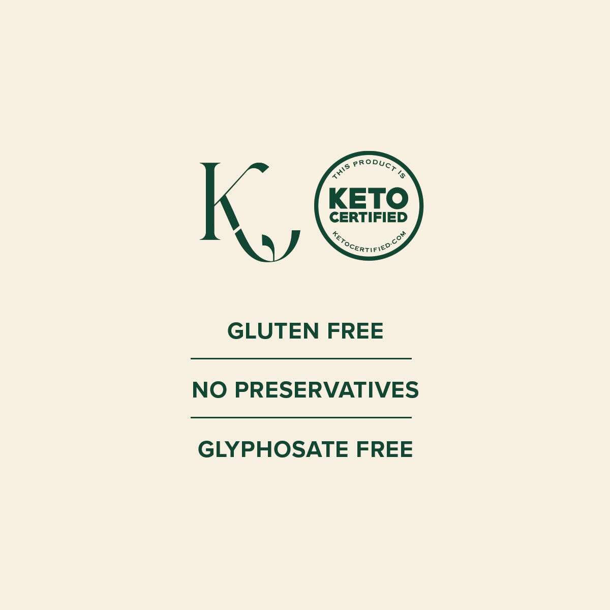 Keto certified Movement Boost Advanced Collagen Peptides, gluten free, no preservatives, glyphosate free.