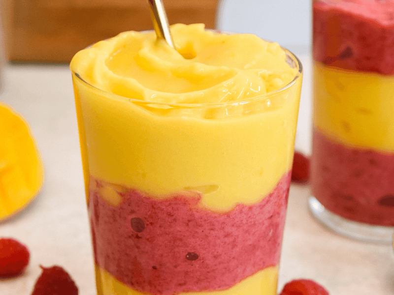 Raspberry & Mango Collagen Slushy