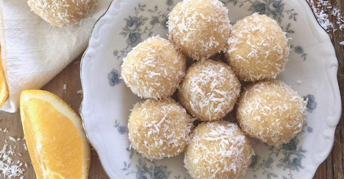 Citrus Coconut Snowballs