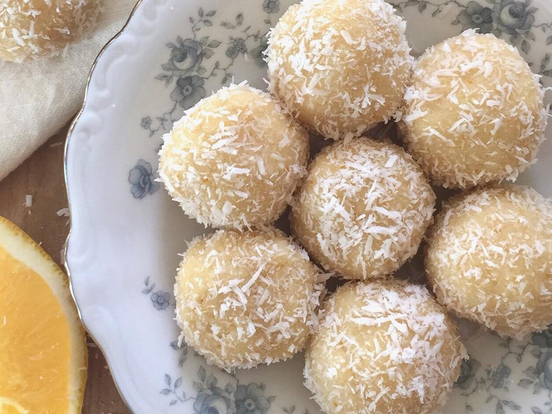 Citrus Coconut Snowballs