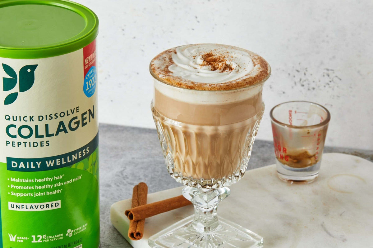 Cinnamon Dolce Latte with Great Lakes Wellness Collagen