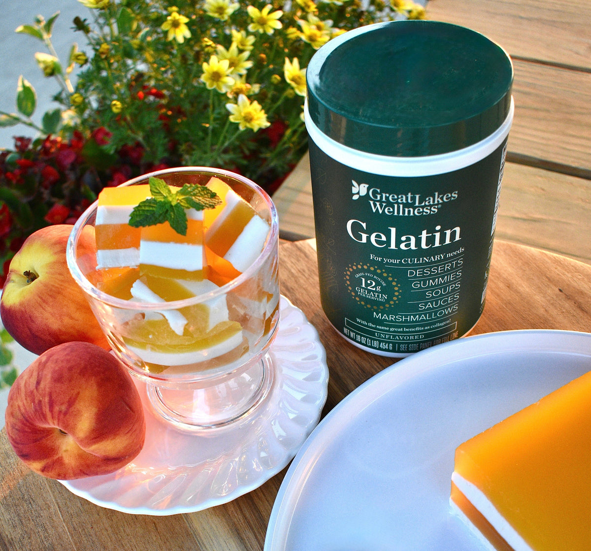 Peaches and Cream Gelatin Recipe