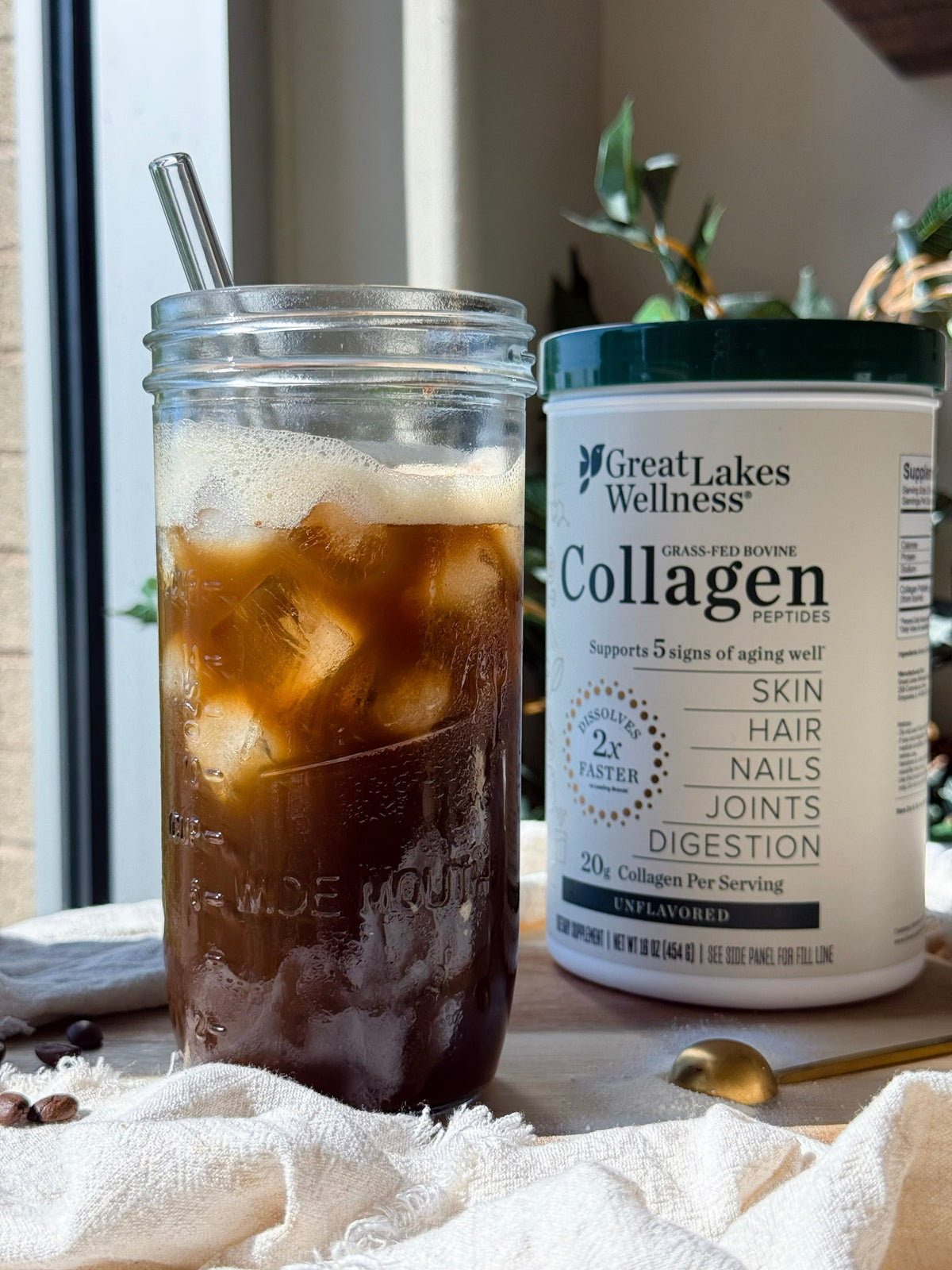 Brown Sugar Shaken Collagen Coffee