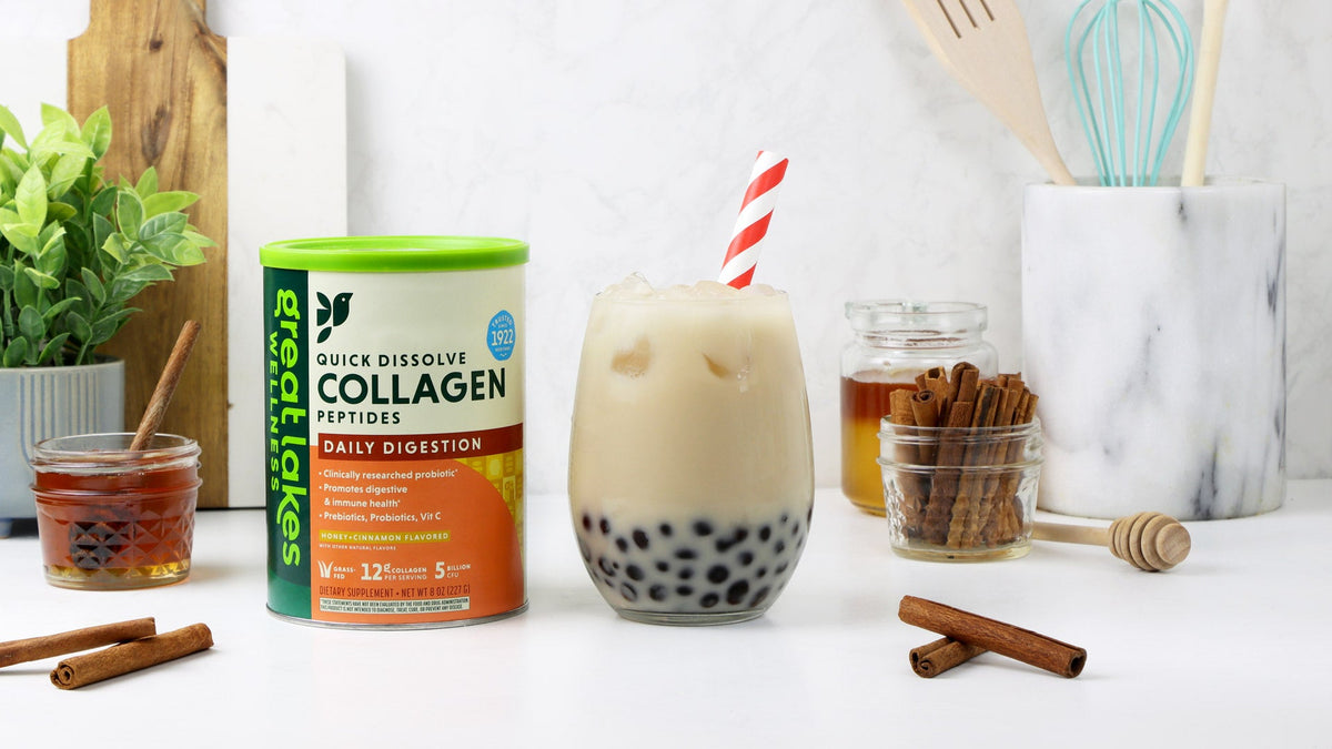 Low Carb Honey Cinnamon Bubble Tea