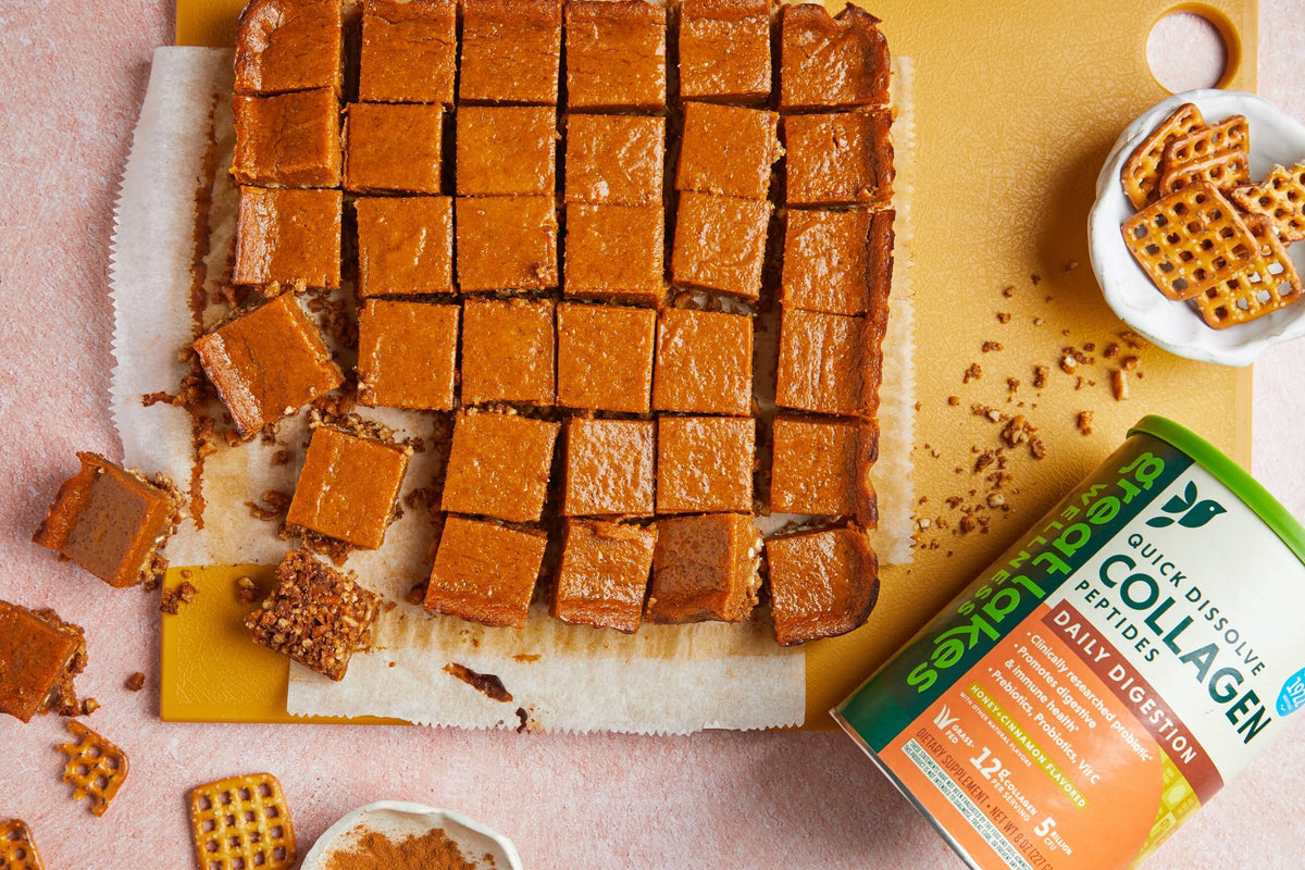 Pretzel Crusted Pumpkin Bites with Collagen