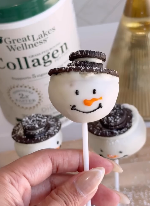 Snowman Cake Pops
