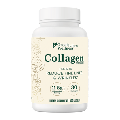 Unflavored Collagen Bundle with Collagen Peptides 32oz, stick packs, and capsules for skin, hair, nails, joints, and digestion support