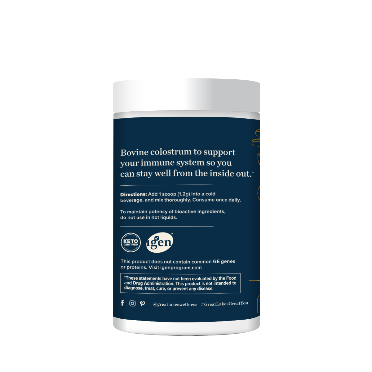 Collostrium Colostrum Powder Supplement - Support Immunity & Recovery | 90 Servings ...
