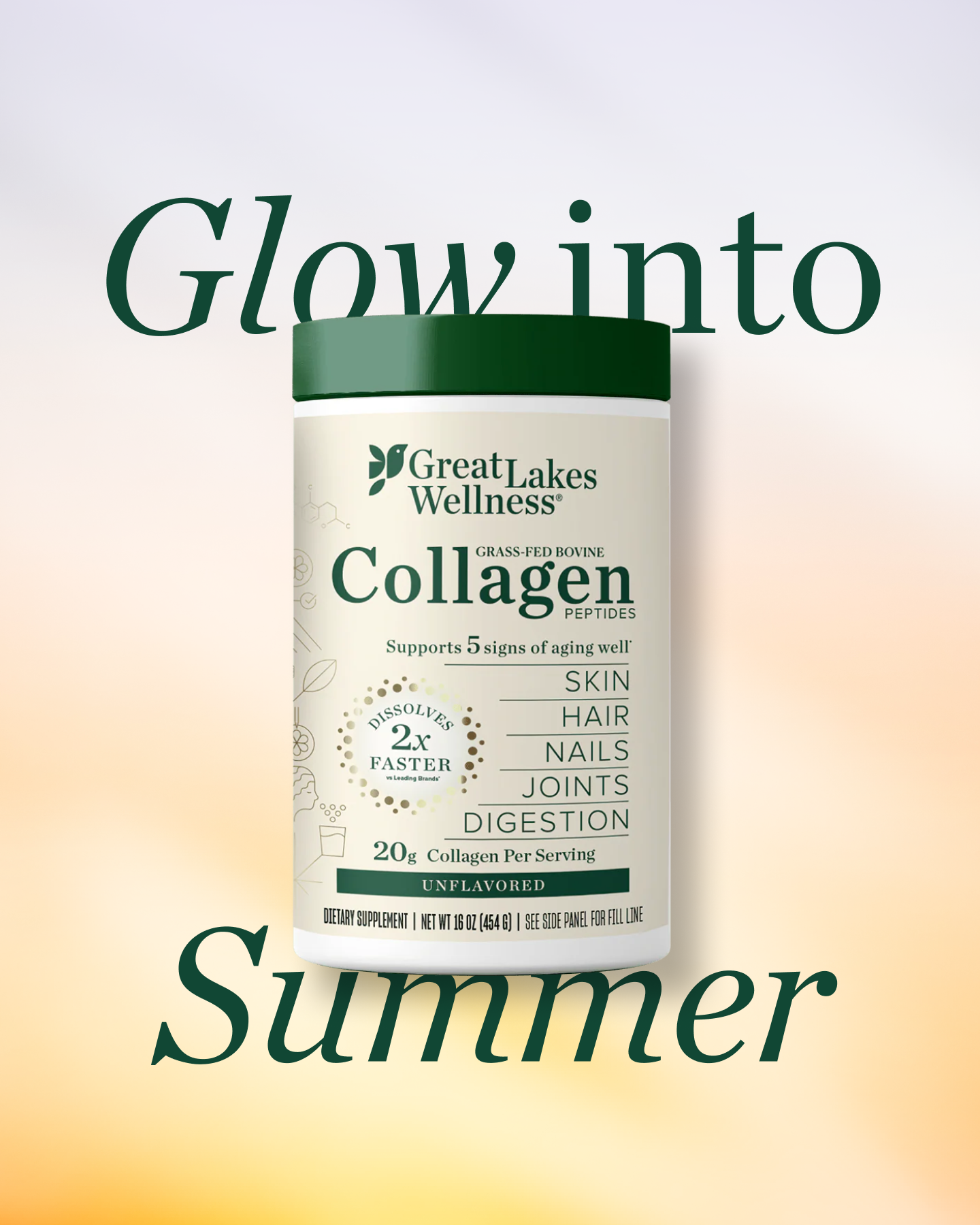 Premium Collagen Hydrolysate & Gelatin | Great Lakes Wellness Premium Collagen Hydrolysate & Gelatin | Great Lakes Wellness