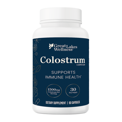 Great Lakes Wellness Capsules Trio Bundle with Creatine, Collagen, and Colostrum for strength, beauty, and immune support