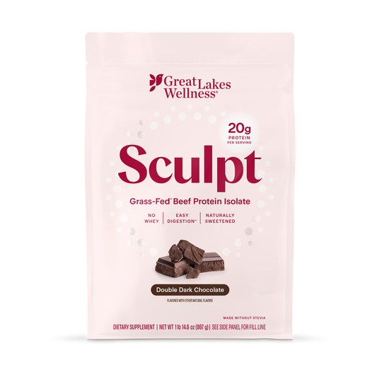 Sculpt Grass-Fed Beef Protein Isolate for Women – Double Dark Chocolate