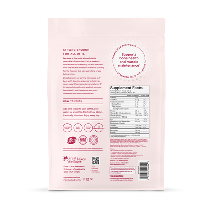 Sculpt Grass-Fed Beef Protein Isolate for Women – Double Dark Chocolate