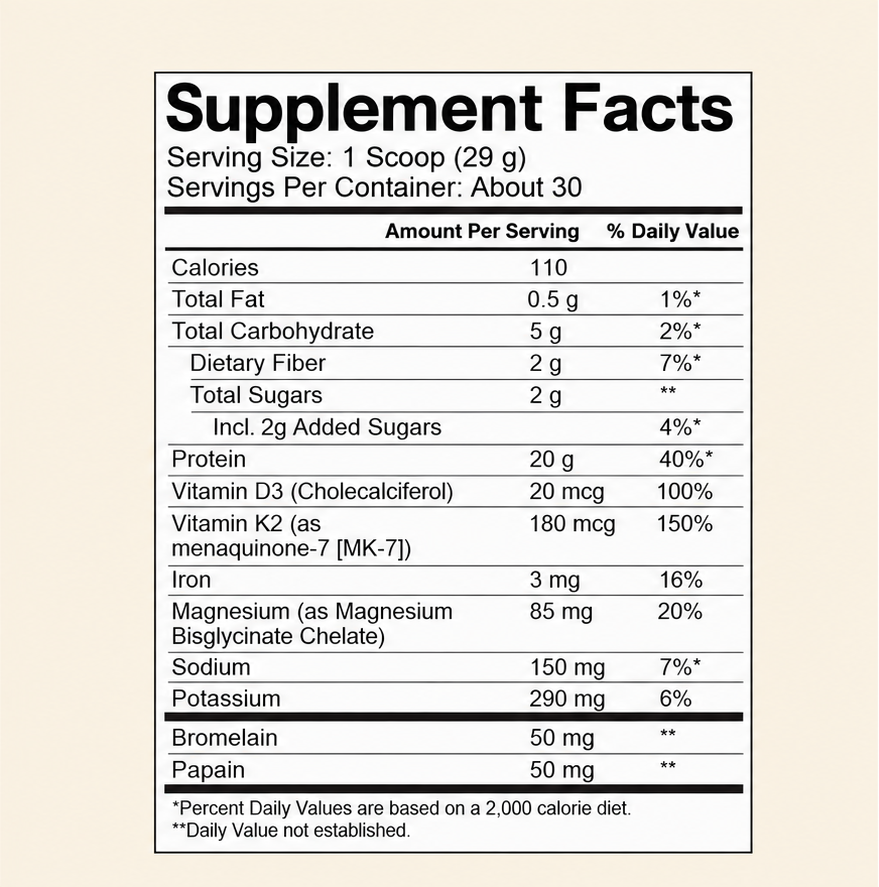 Sculpt Grass-Fed Beef Protein Isolate for Women – Double Dark Chocolate